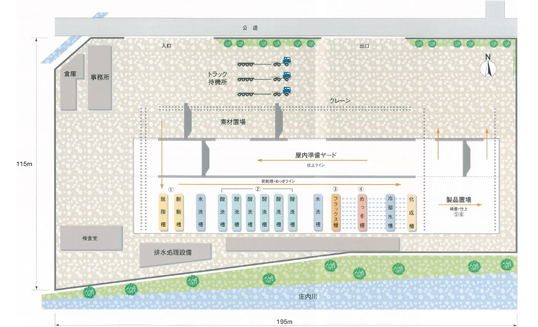 工場案内図